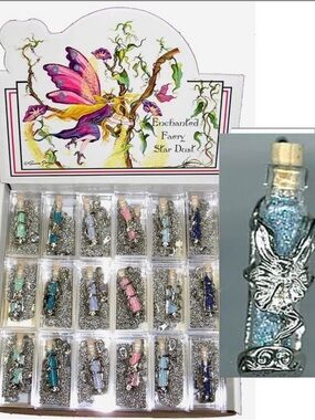 New! Enchanted Faery Star Dust Enchanted Faery Stardust/Pixiedust necklace Blue